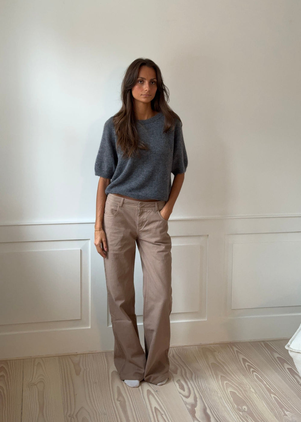 Lovia jeans - Taupe