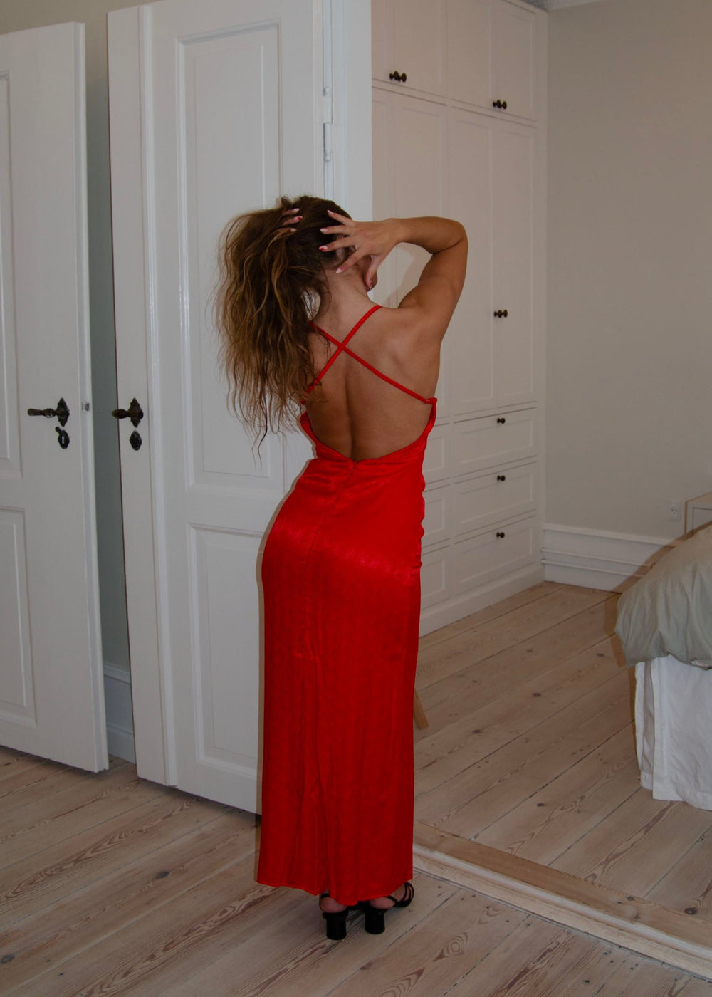 Sirena maxikjole - Rød