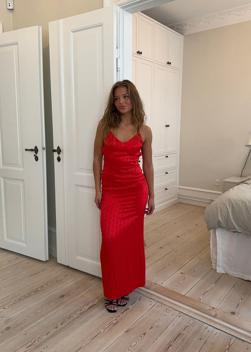 Sirena maxikjole - Rød