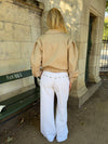 Millie cropped trenchcoat - Beige