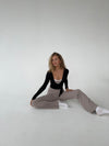 Motion wrap bluse - Jet Black