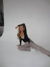 Motion wrap bluse - Jet Black