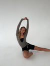 Motion wrap bluse - Ash