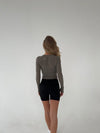 Motion wrap bluse - Ash