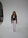Motion wrap bluse - Espresso