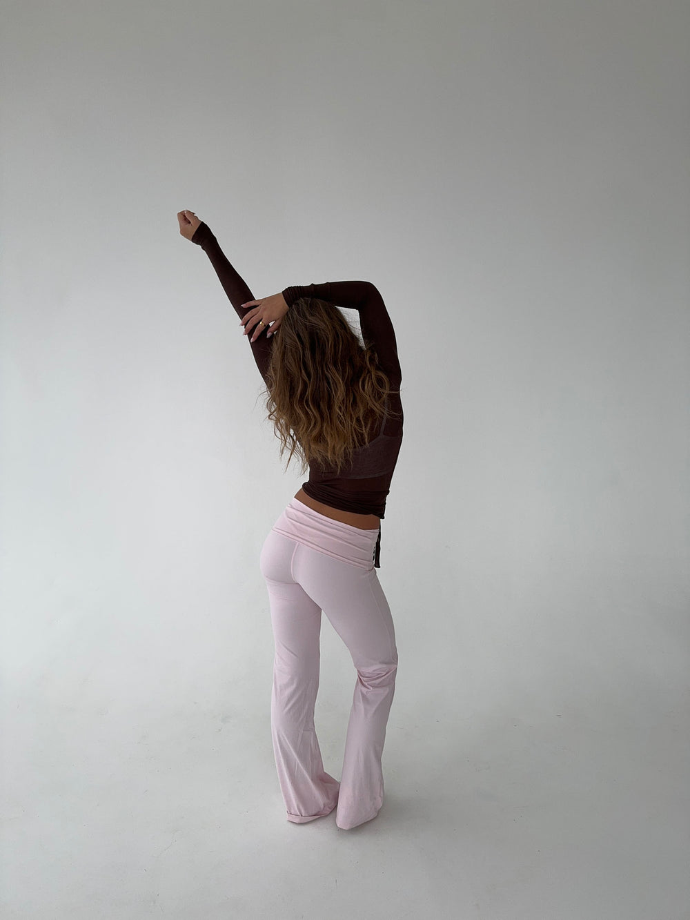 Motion wrap bluse - Espresso