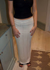Bella maxinederdel med pallietter - Off white