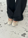Segovia ballerina sko med sløjfe - Off white