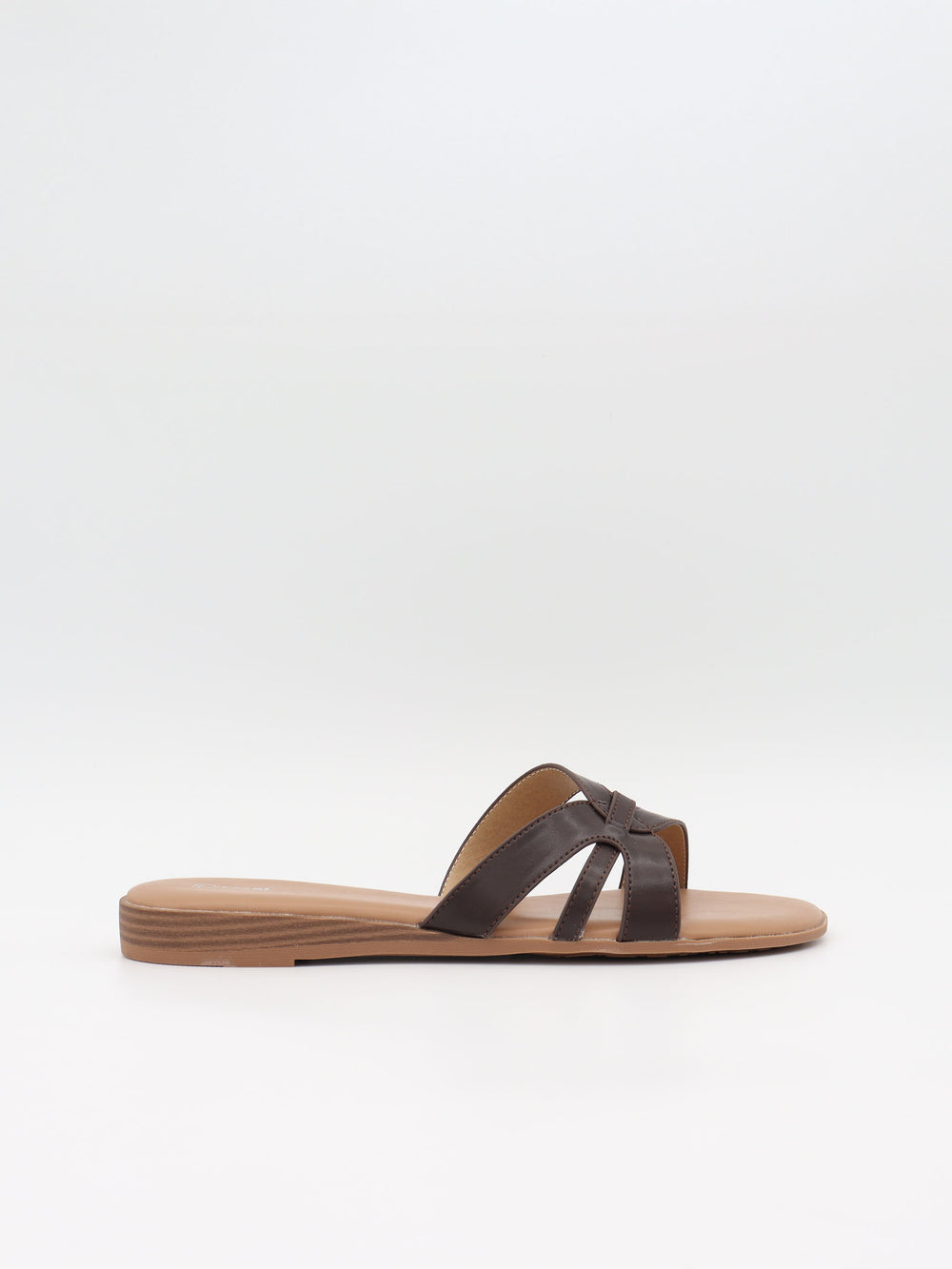 Figma sandaler - Mørkebrun/beige