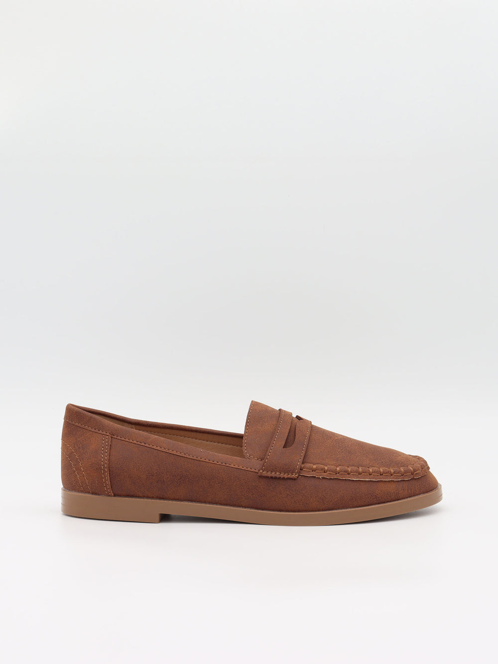 Pilou loafers i ruskind - brun