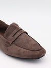 Watson loafers i ruskind - Mørkebrun