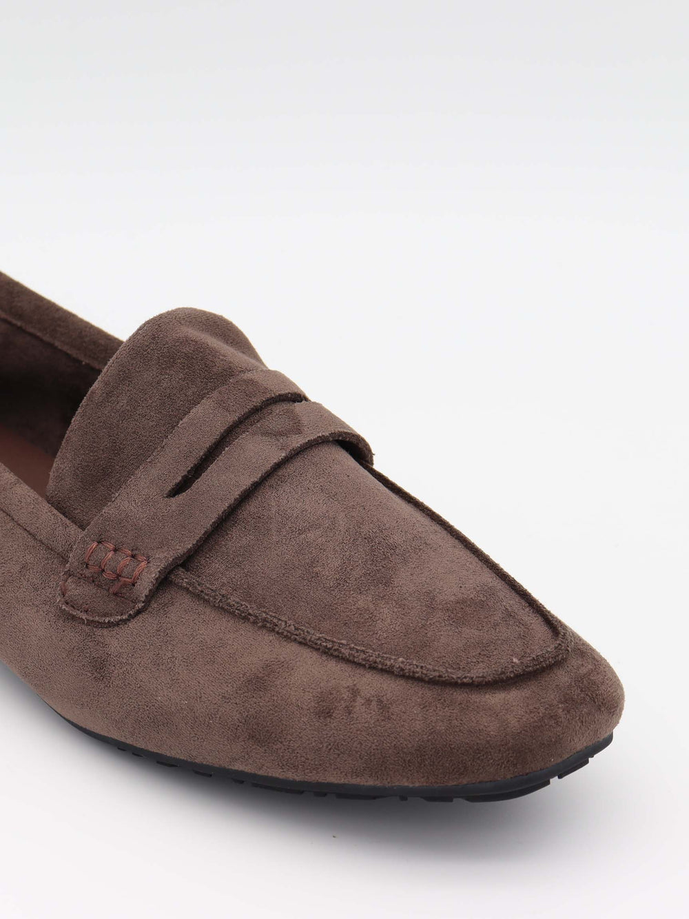 Watson loafers i ruskind - Mørkebrun