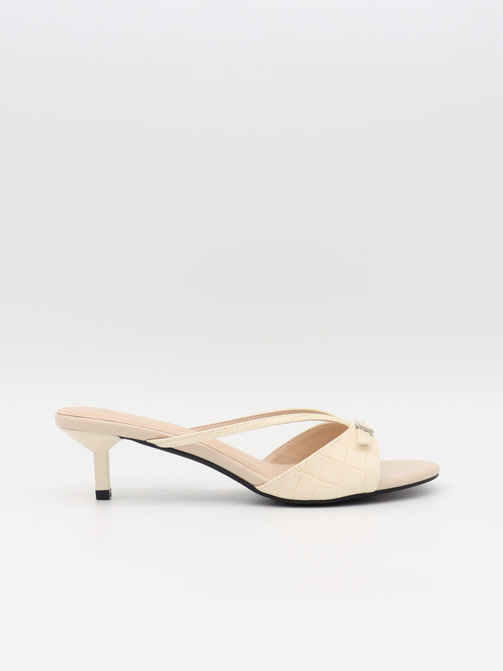 Teleo minihæle med spændedetalje - Beige