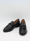 Samia loafers med detaljer - Sort