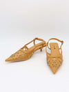 Embla kitten heels - Karrygul