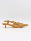 Embla kitten heels - Karrygul