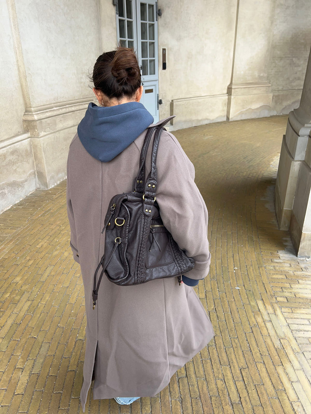 Venedig skuldertaske - Kaffe