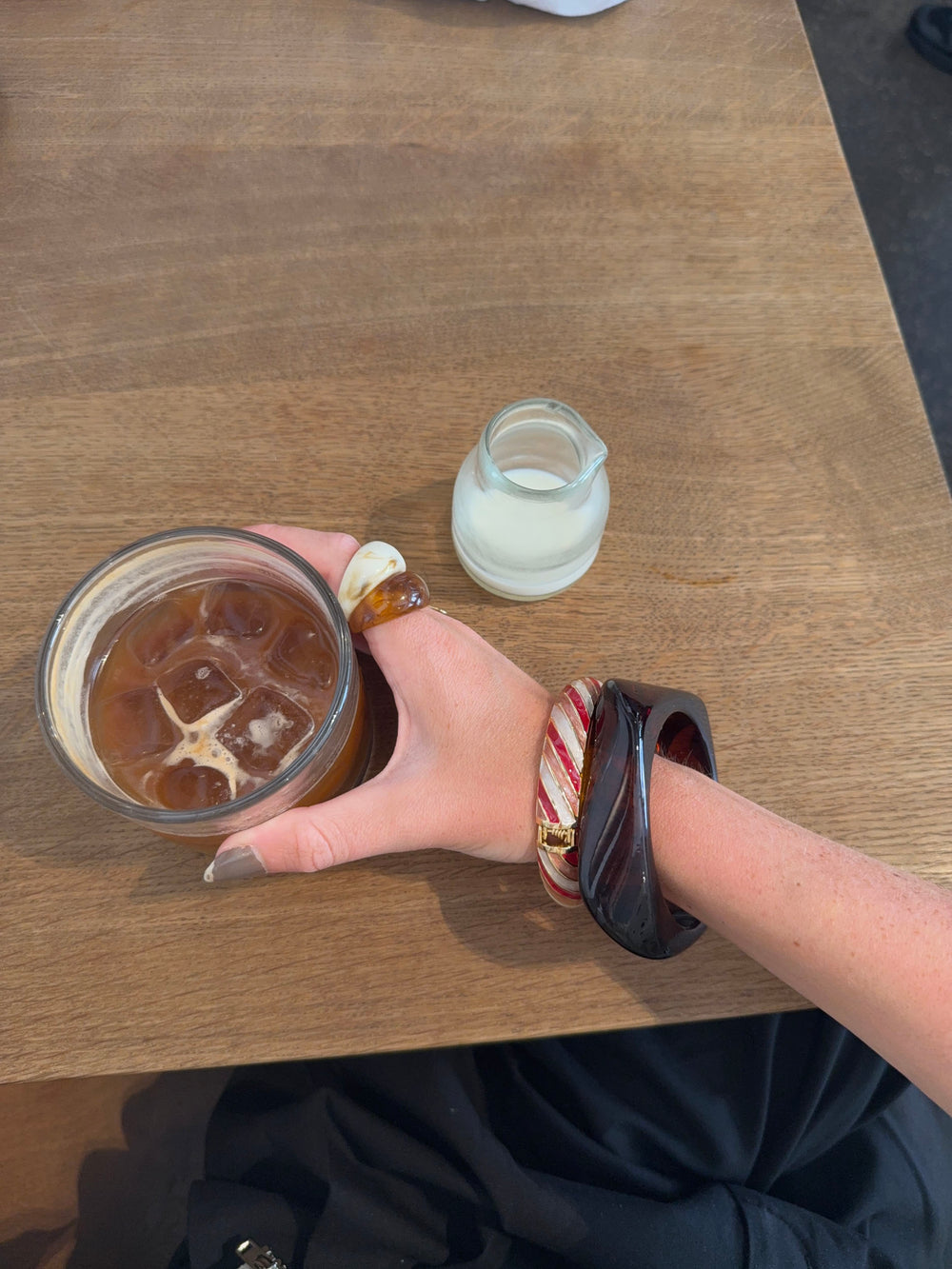 Lykke chunky armbånd - Brun