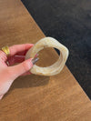 Lykke chunky armbånd - Cream hvid