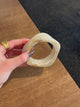 Lykke chunky armbånd - Cream hvid