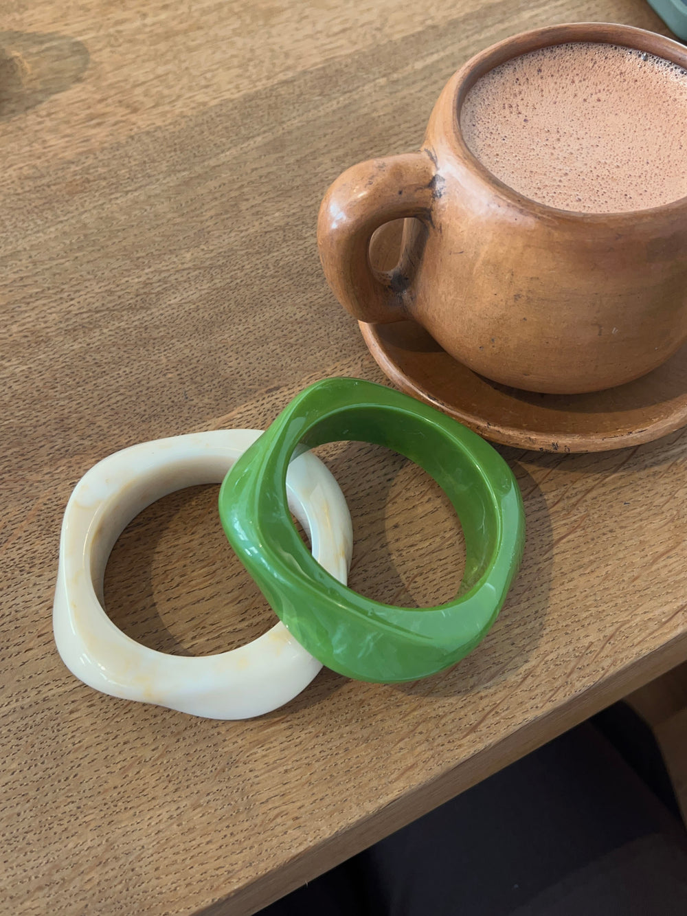 Lykke chunky armbånd - Grøn