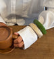 Lykke chunky armbånd - Grøn