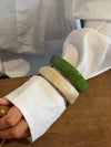 Lykke chunky armbånd - Grøn