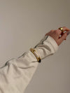 Tove armbånd med mønster - Nude/hvid/brun