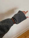 Eivora armbånd med striber - Brun/guld