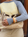 Elvina armbånd - Orange/Guld