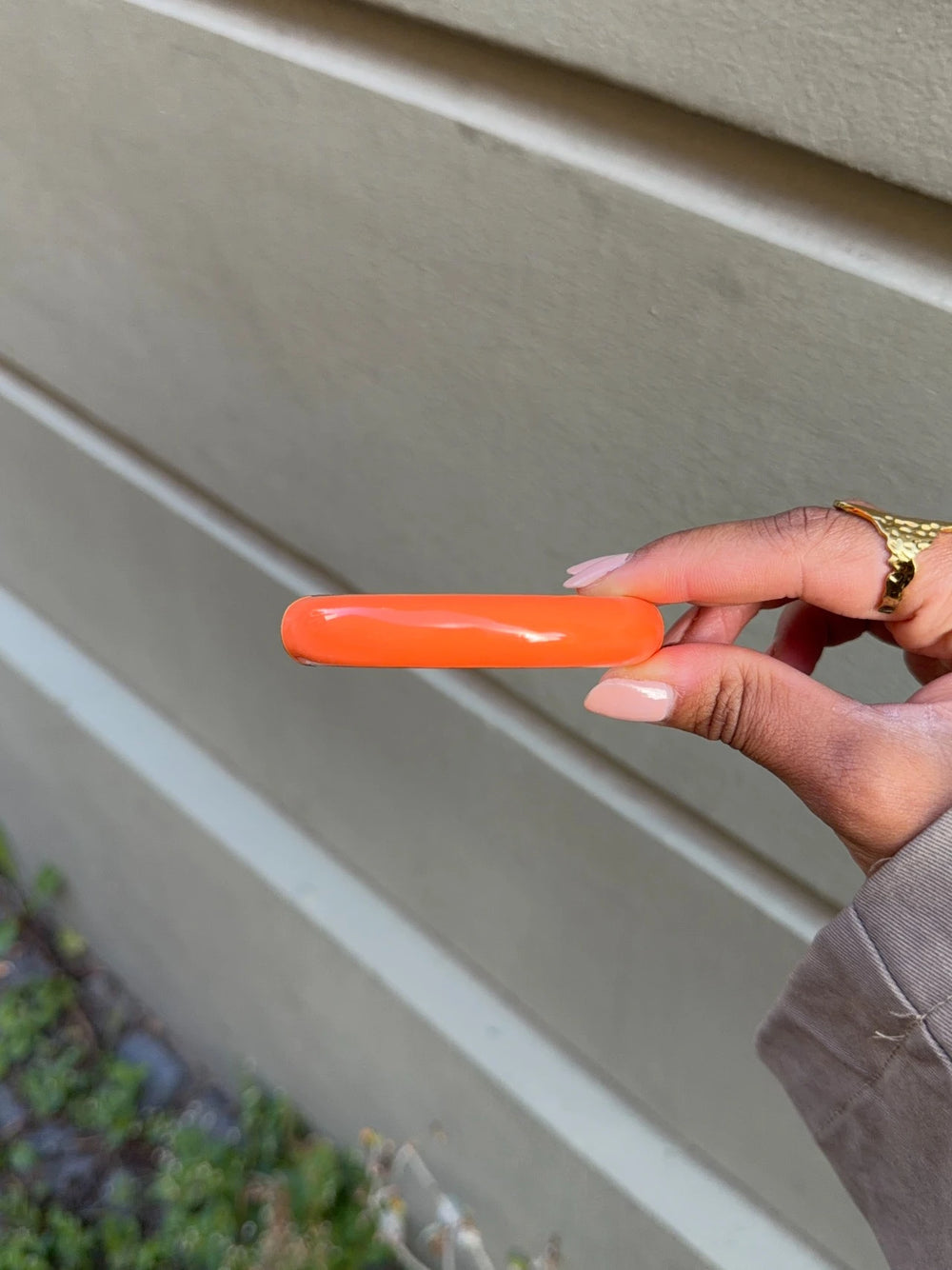 Tamira armbånd - Orange/guld