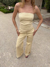 Kamile asymmetrisk top - Gul