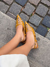 Embla kitten heels - Karrygul