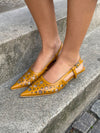 Embla kitten heels - Karrygul