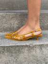 Embla kitten heels - Karrygul