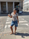 Linda bermudashorts - Blå denim