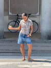 Linda bermudashorts - Blå denim