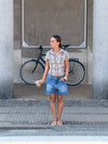 Linda bermudashorts - Blå denim