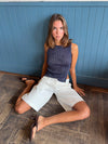 Cilena bermudashorts - Hvid