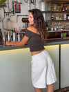 Cilena bermudashorts - Hvid