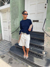 Cilena bermudashorts - Hvid