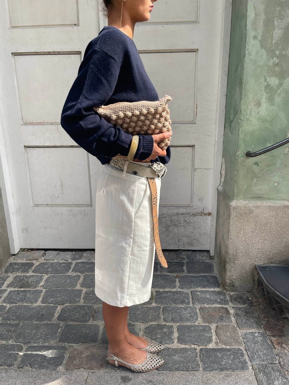 Cilena bermudashorts - Hvid