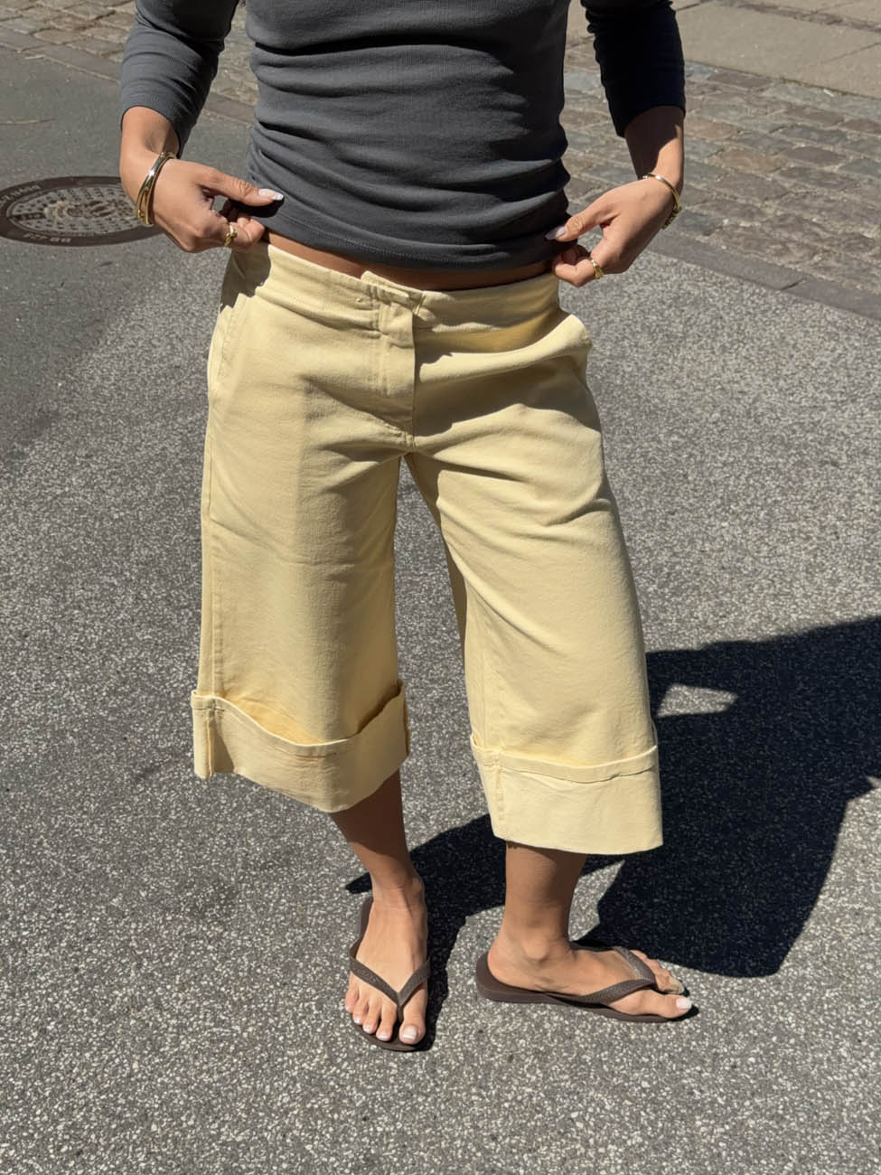 Siva bermudashorts - Gul