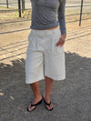 Cassidy bermudashorts - Hvid