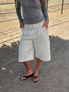 Cassidy bermudashorts - Hvid
