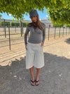 Cassidy bermudashorts - Hvid