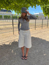 Cassidy bermudashorts - Hvid