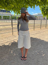 Cassidy bermudashorts - Hvid