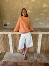 Thaliana bermudashorts  - Hvid