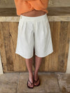 Thaliana bermudashorts  - Hvid